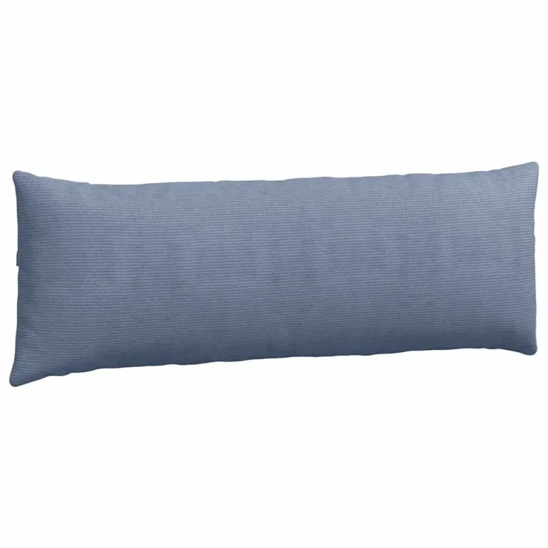 Sofa Pagalvės 2 pcs Mėlyna 120 x 40 cm Kordūrinis audinys