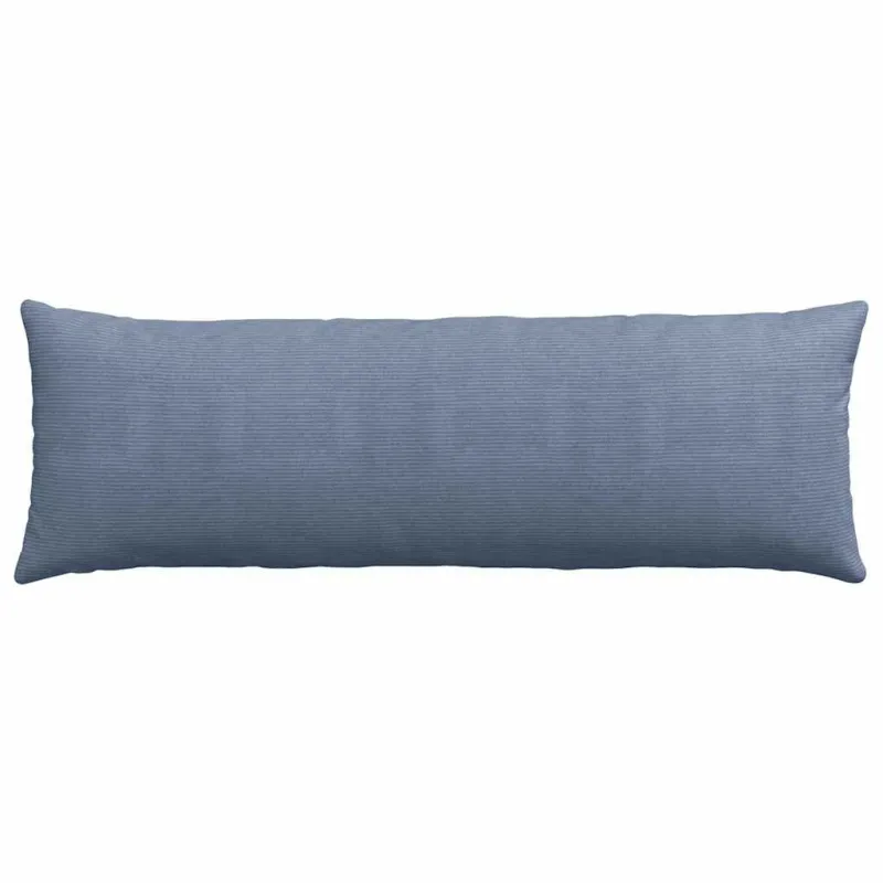 Sofa Pagalvės 2 pcs Mėlyna 120 x 40 cm Kordūrinis audinys