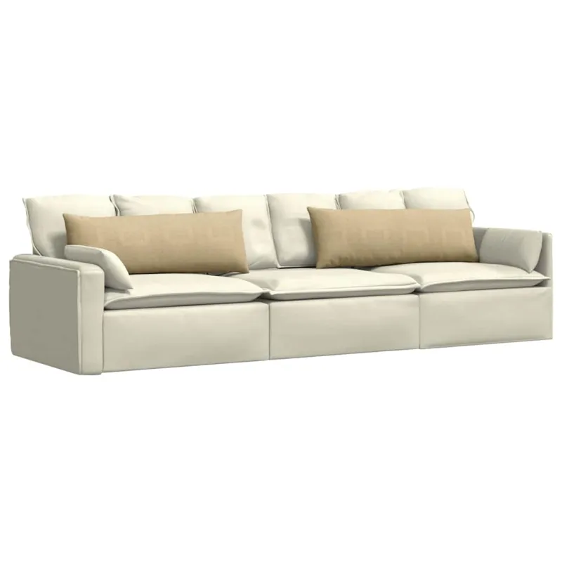Sofa Pagalvės 2 pcs Pilkai žalia 120 x 40 cm Kordūrinis audinys