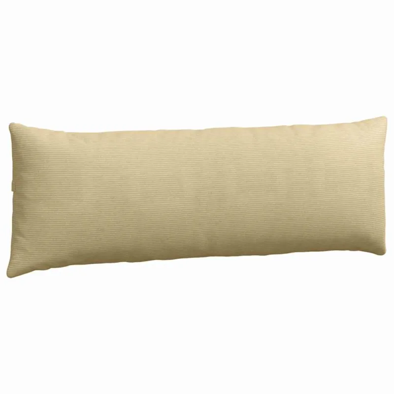 Sofa Pagalvės 2 pcs Pilkai žalia 120 x 40 cm Kordūrinis audinys