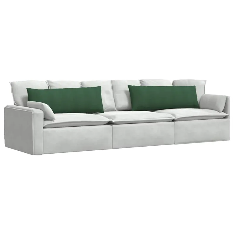 Sofa Pagalvės 2 pcs Tamsiai žalia 120 x 40 cm