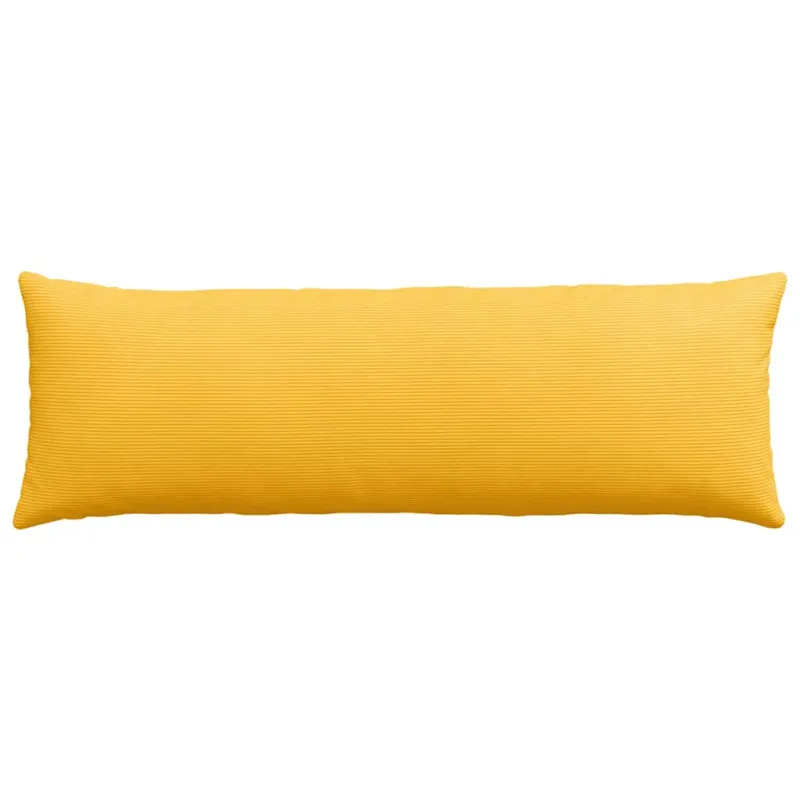 Sofa Pagalvės 2 pcs Šviesi geltona 120 x 40 cm