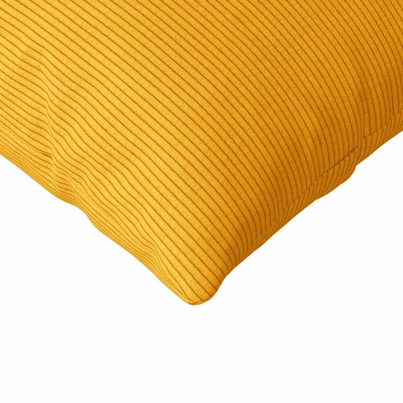 Sofa Pagalvės 2 pcs Šviesi geltona 120 x 40 cm