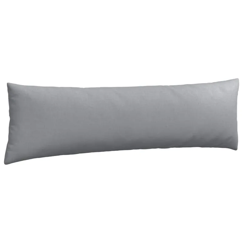 Sofa Pagalvės 2 pcs Šviesiai pilka 145 x 40 cm audinys