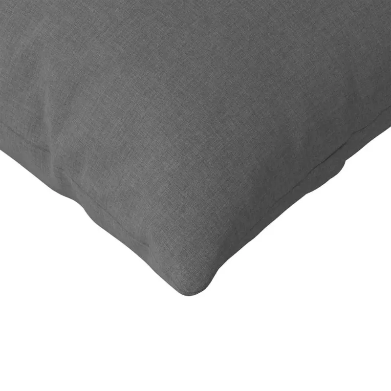 Sofa Pagalvės 2 pcs Tamsiai pilka 145 x 40 cm audinys