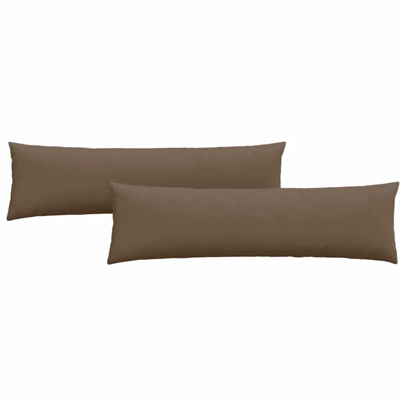 Sofa Pagalvės 2 pcs Ruda 145 x 40 cm audinys