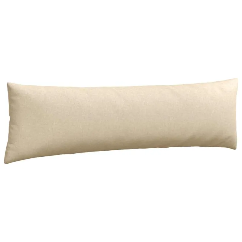Sofa Pagalvės 2 pcs Kreminė 145 x 40 cm audinys