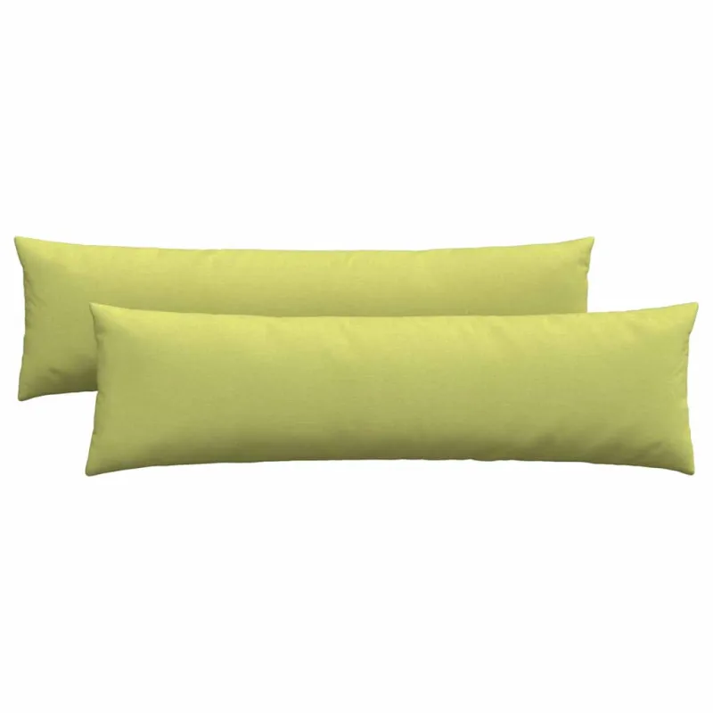 Sofa Pagalvės 2 pcs Šviesiai žalia 145 x 40 cm audinys