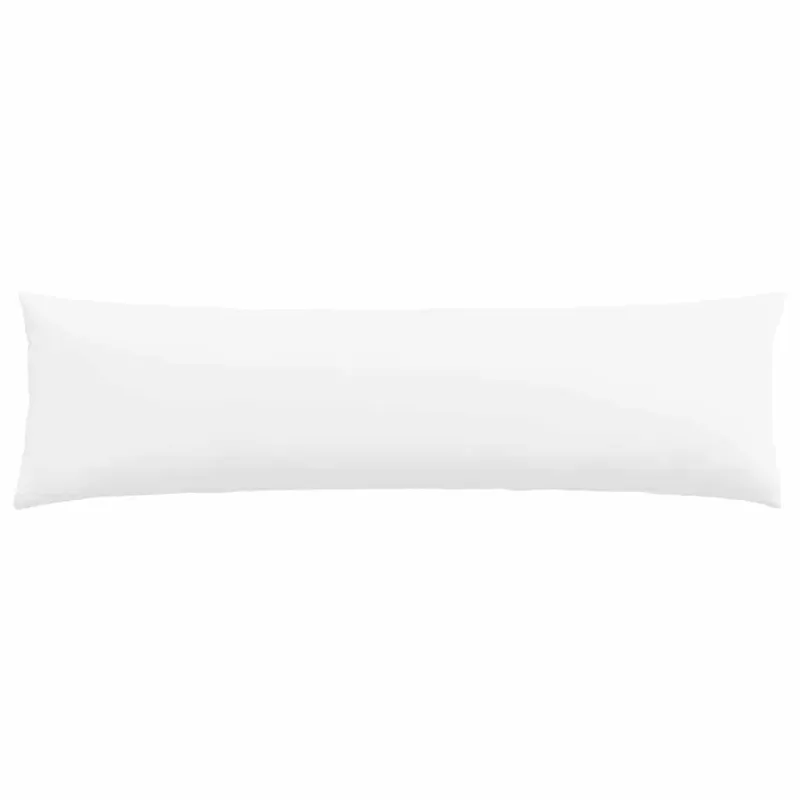 Sofa Pagalvės 2 pcs Balta 145 x 40 cm audinys