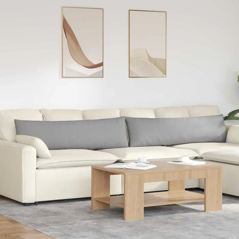 Sofa Pagalvės 2 pcs Debesų pilka 145 x 40 cm audinys
