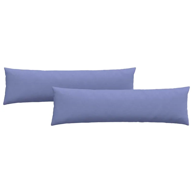 Sofa Pagalvės 2 pcs Džinsinės mėlynos 145 x 40 cm audinys