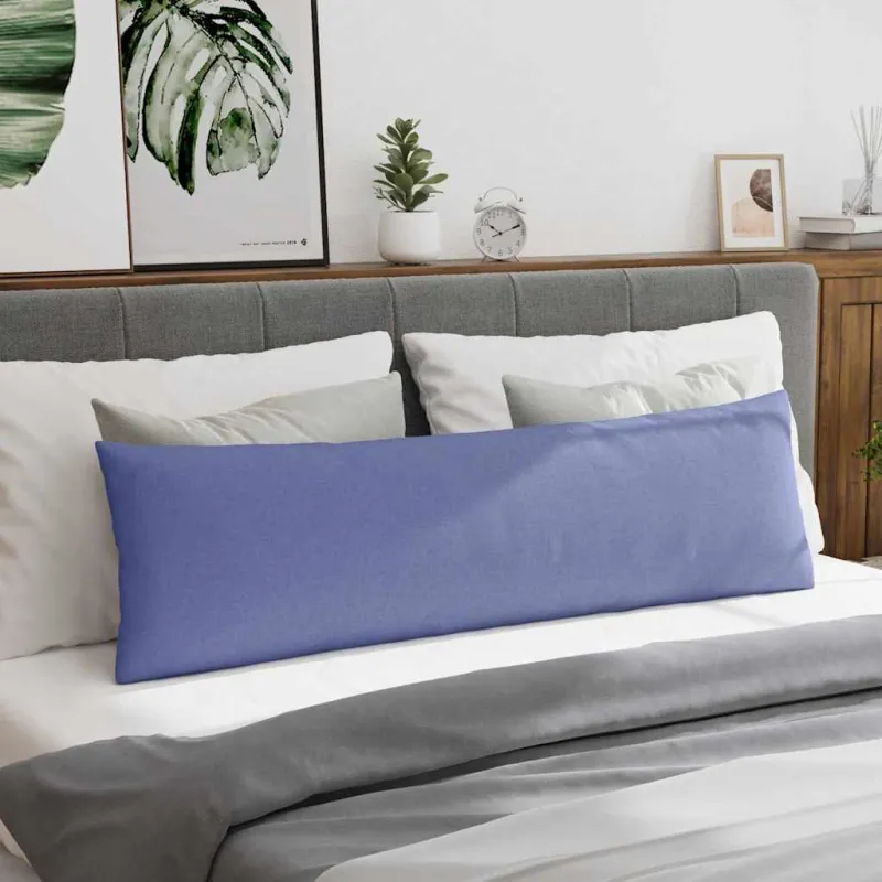 Sofa Pagalvės 2 pcs Džinsinės mėlynos 145 x 40 cm audinys