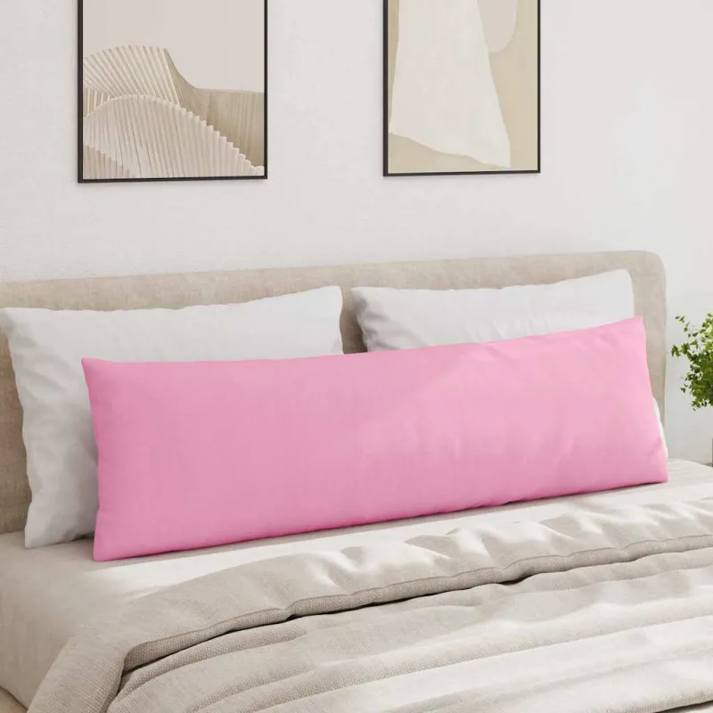 Sofa Pagalvės 2 pcs Rožinė 145 x 40 cm audinys