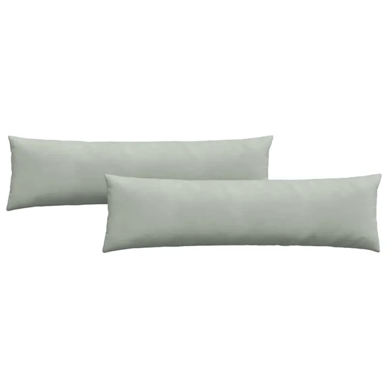 Sofa Pagalvės 2 pcs Šviesiai pilka 145 x 40 cm