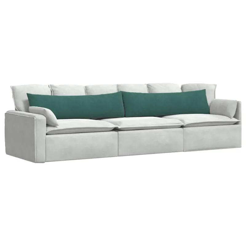 Sofa Pagalvės 2 pcs Tamsiai žalia 145 x 40 cm