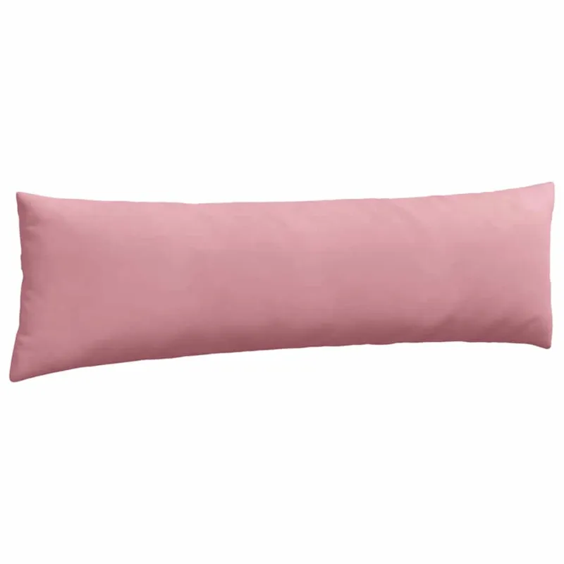 Sofa Pagalvės 2 pcs Rožinė 145 x 40 cm Kordūrinis audinys