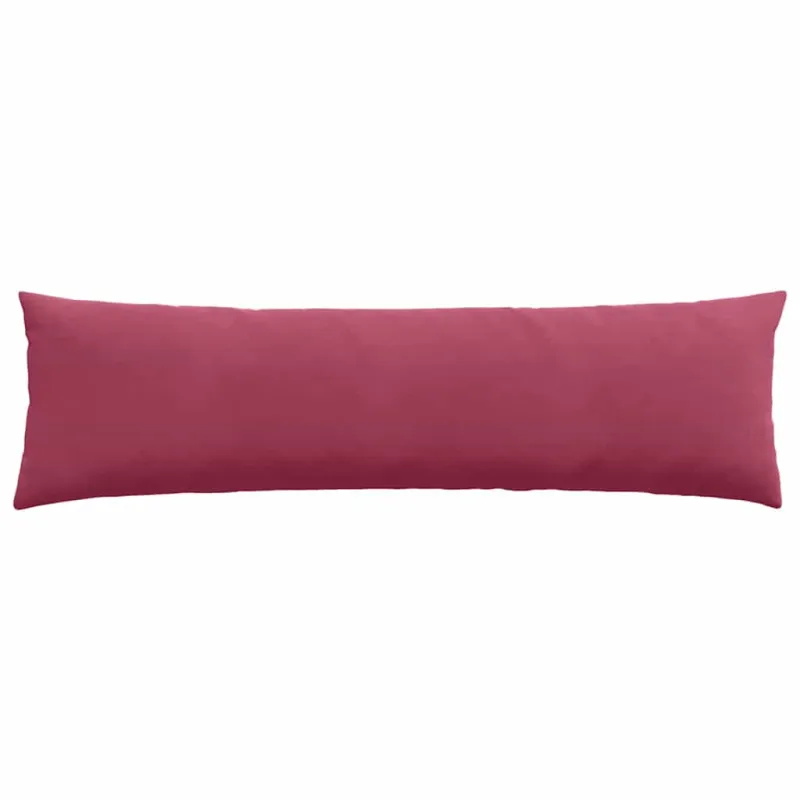 Sofa Pagalvės 2 pcs Vyno raudona 145 x 40 cm Kordūrinis audinys