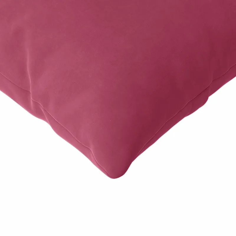 Sofa Pagalvės 2 pcs Vyno raudona 145 x 40 cm Kordūrinis audinys
