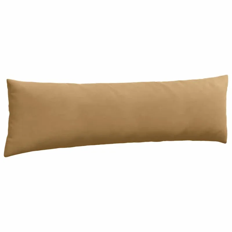Sofa Pagalvės 2 pcs Ruda 145 x 40 cm Kordūrinis audinys