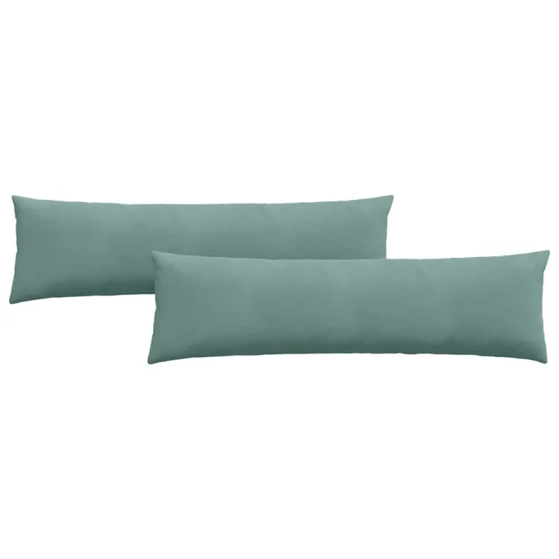 Sofa Pagalvės 2 pcs Jūrinė žalia 145 x 40 cm Kordūrinis audinys