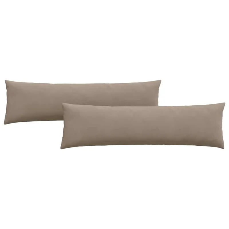 Sofa Pagalvės 2 pcs Taupe 145 x 40 cm audinys