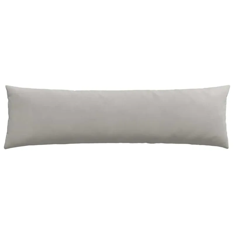 Sofa Pagalvės 2 pcs Šviesiai pilka 145 x 40 cm audinys