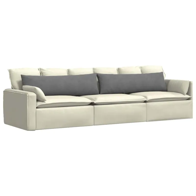 Sofa Pagalvės 2 pcs Tamsiai pilka 145 x 40 cm audinys