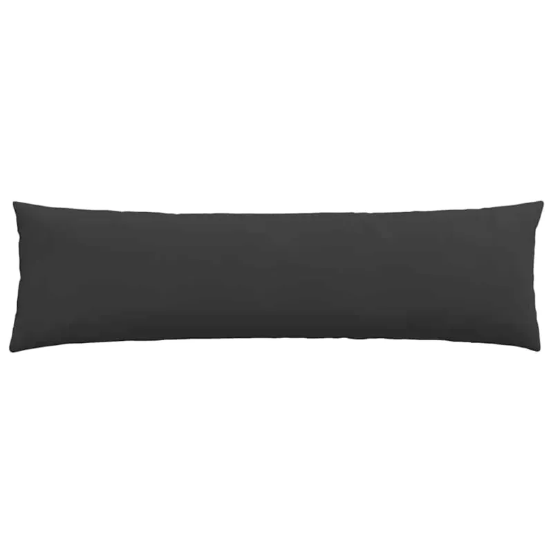 Sofa Pagalvės 2 pcs Juoda 145 x 40 cm audinys