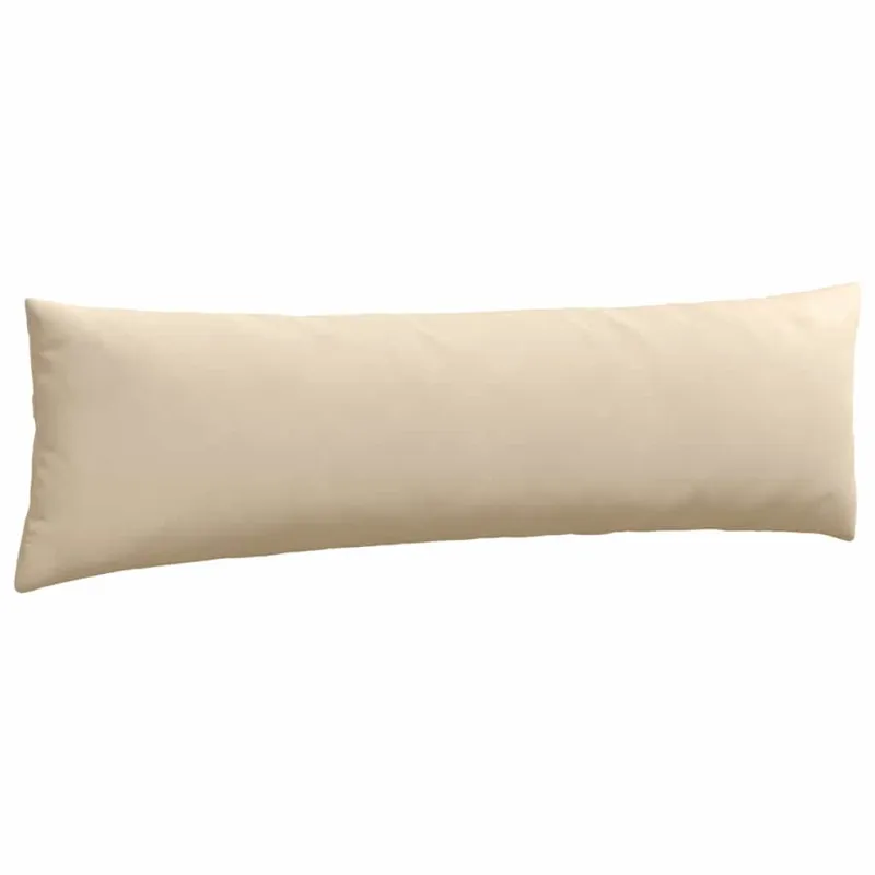 Sofa Pagalvės 2 pcs Kreminė 145 x 40 cm audinys