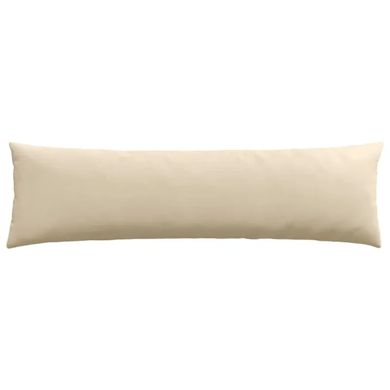 Sofa Pagalvės 2 pcs Kreminė 145 x 40 cm audinys