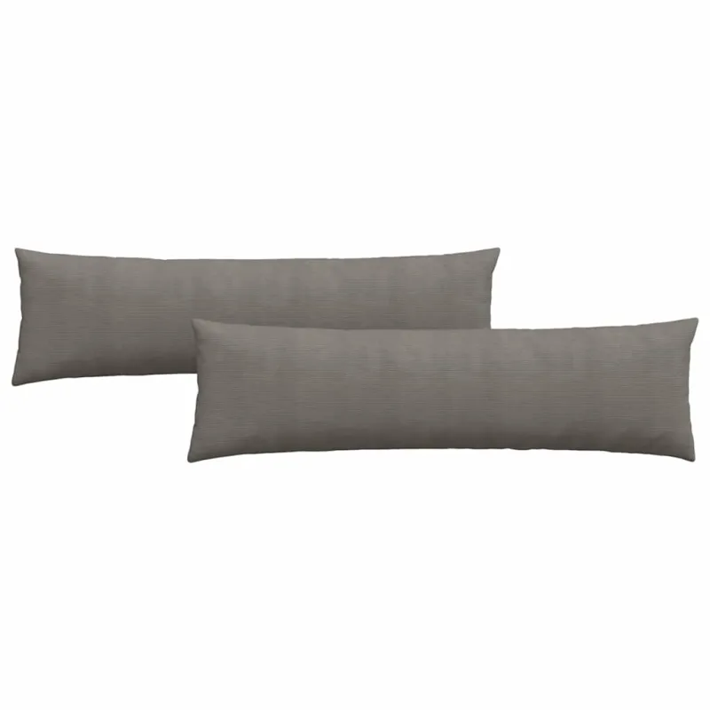 Sofa Pagalvės 2 pcs Šviesiai pilka 145 x 40 cm