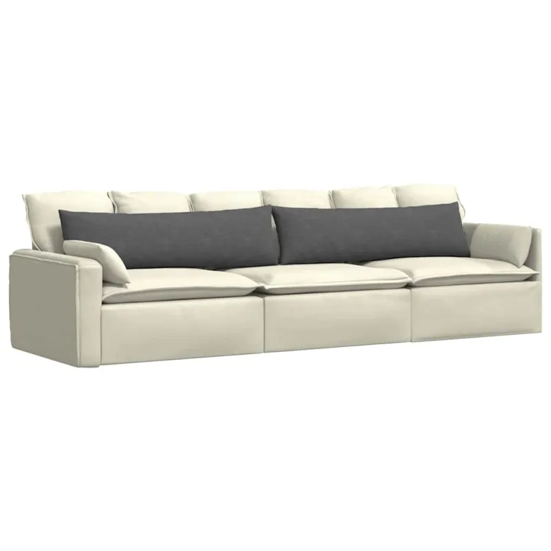 Sofa Pagalvės 2 pcs Tamsiai pilka 145 x 40 cm
