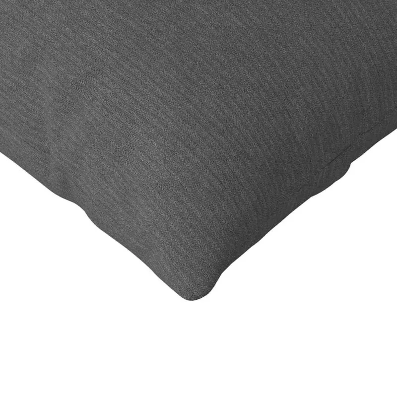 Sofa Pagalvės 2 pcs Tamsiai pilka 145 x 40 cm