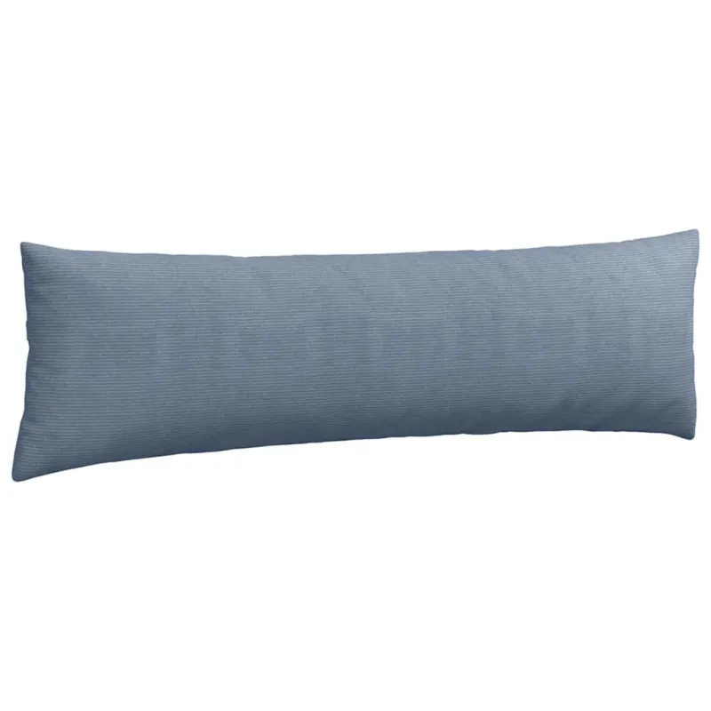 Sofa Pagalvės 2 pcs Mėlyna 145 x 40 cm Kordūrinis audinys