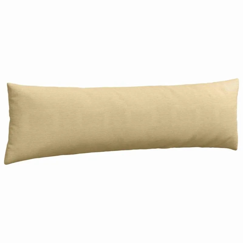 Sofa Pagalvės 2 pcs Pilkai žalia 145 x 40 cm Kordūrinis audinys