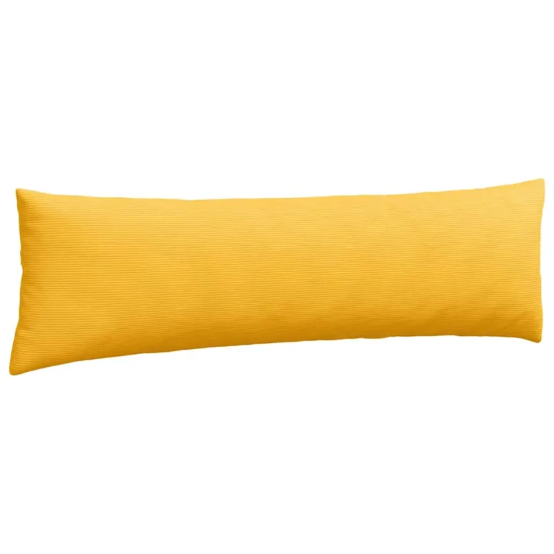 Sofa Pagalvės 2 pcs Šviesi geltona 145 x 40 cm