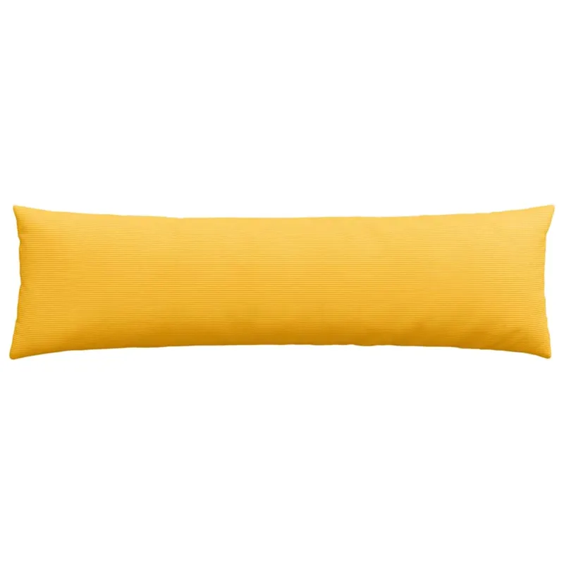 Sofa Pagalvės 2 pcs Šviesi geltona 145 x 40 cm