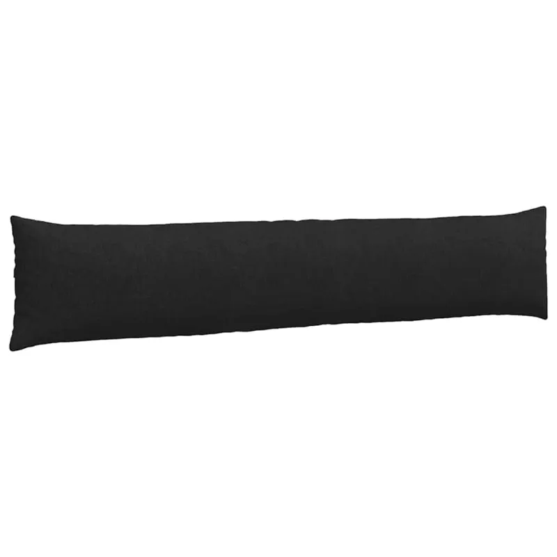 Sofa Pagalvės 2 pcs Juoda 200 x 40 cm audinys