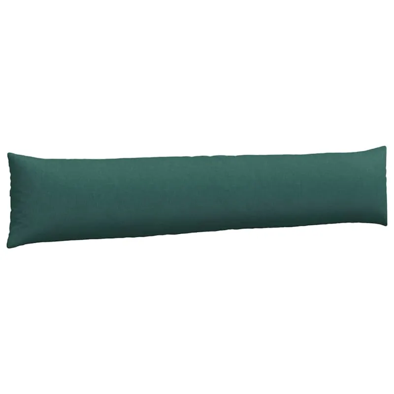 Sofa Pagalvės 2 pcs Tamsiai žalia 200 x 40 cm audinys
