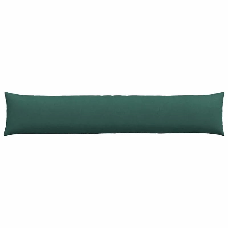 Sofa Pagalvės 2 pcs Tamsiai žalia 200 x 40 cm audinys