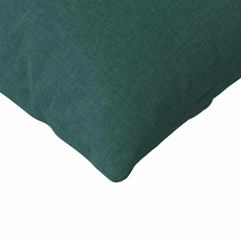 Sofa Pagalvės 2 pcs Tamsiai žalia 200 x 40 cm audinys