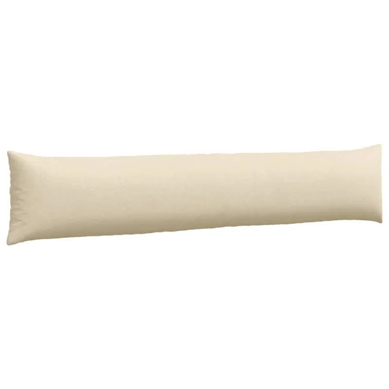 Sofa Pagalvės 2 pcs Kreminė 200 x 40 cm audinys