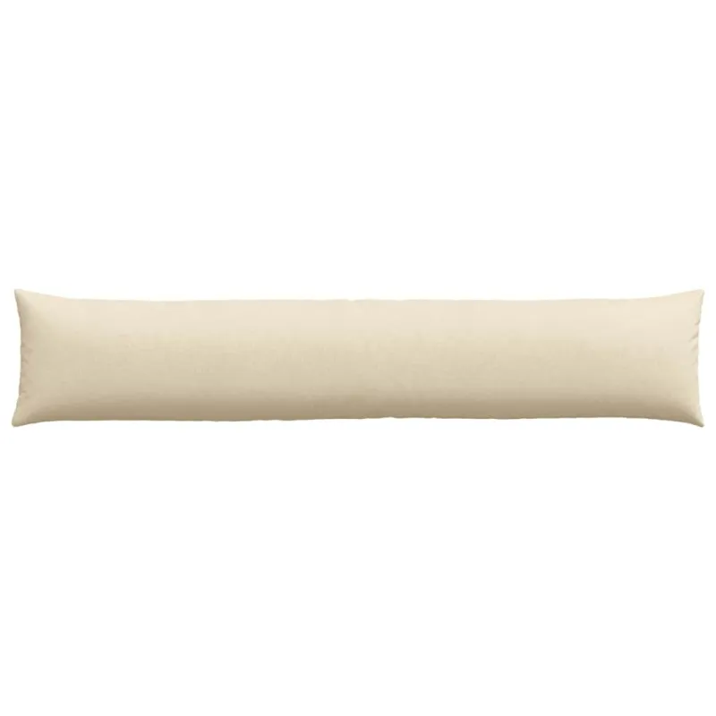 Sofa Pagalvės 2 pcs Kreminė 200 x 40 cm audinys