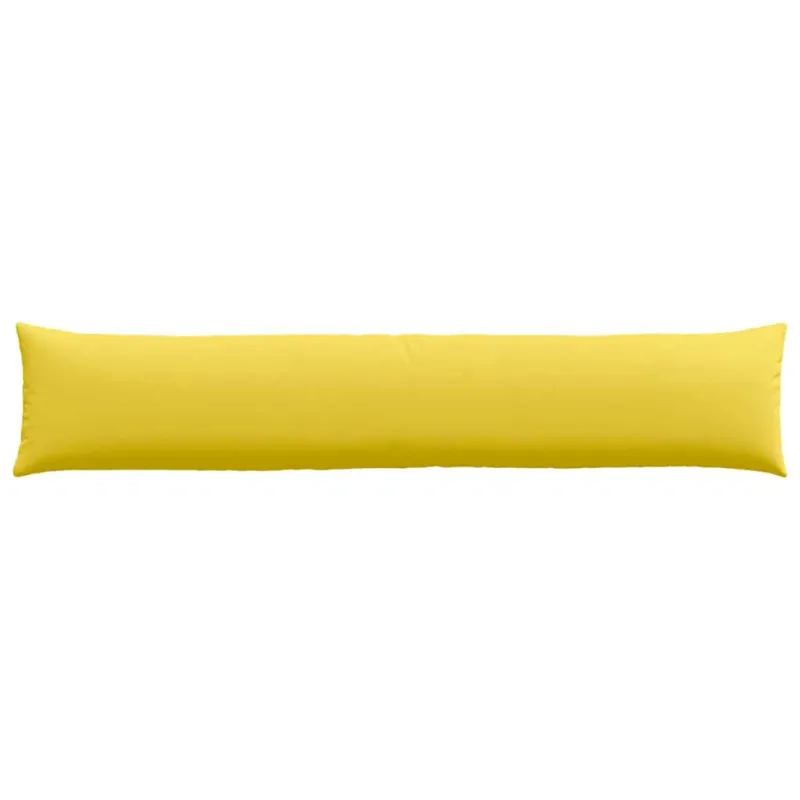 Sofa Pagalvės 2 pcs Šviesi geltona 200 x 40 cm audinys