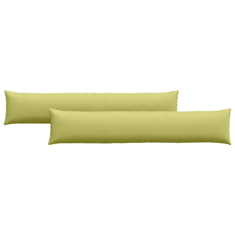 Sofa Pagalvės 2 pcs Šviesiai žalia 200 x 40 cm audinys