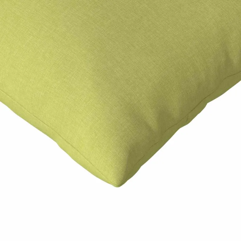 Sofa Pagalvės 2 pcs Šviesiai žalia 200 x 40 cm audinys