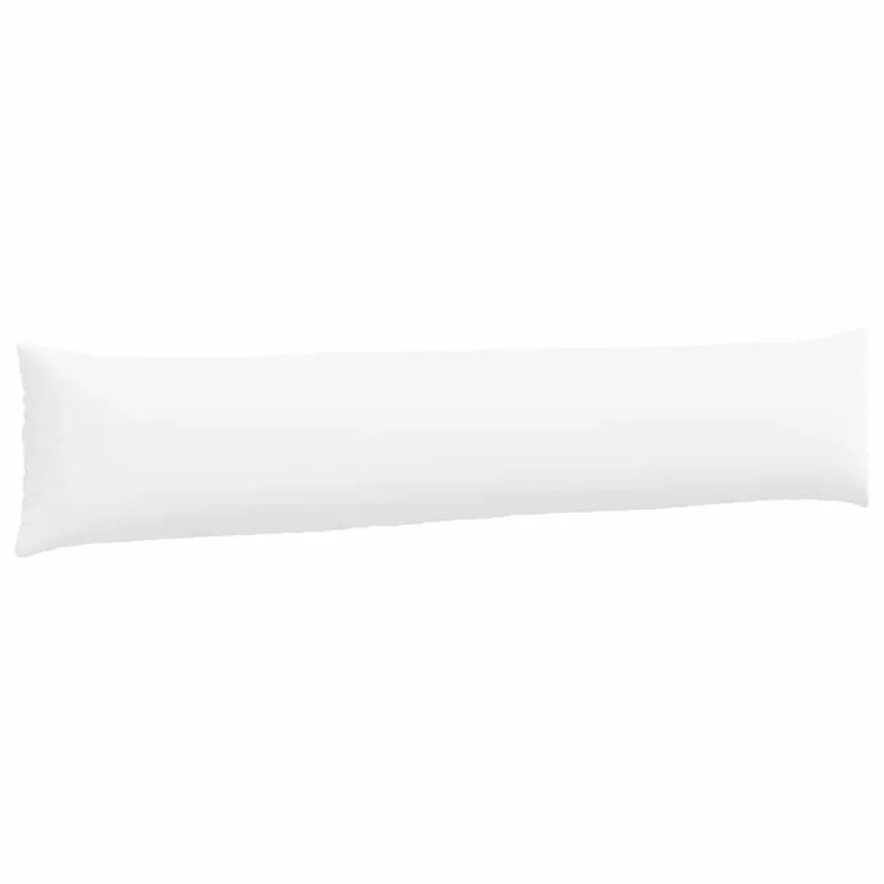 Sofa Pagalvės 2 pcs Balta 200 x 40 cm audinys