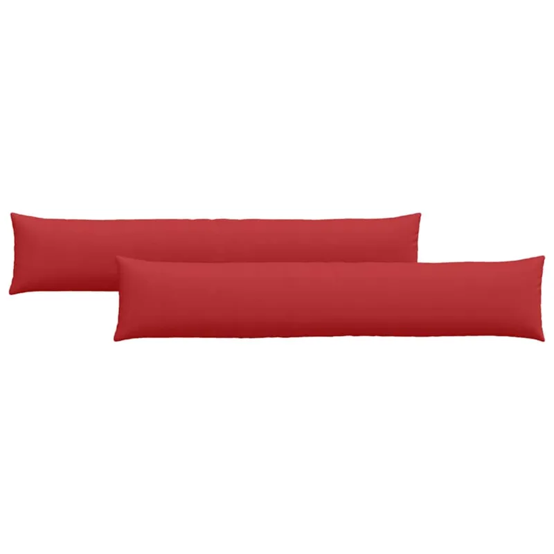 Sofa Pagalvės 2 pcs Raudona 200 x 40 cm audinys
