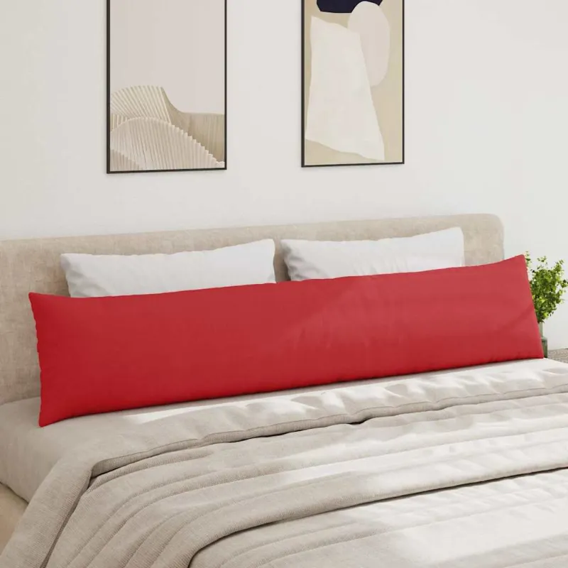 Sofa Pagalvės 2 pcs Raudona 200 x 40 cm audinys