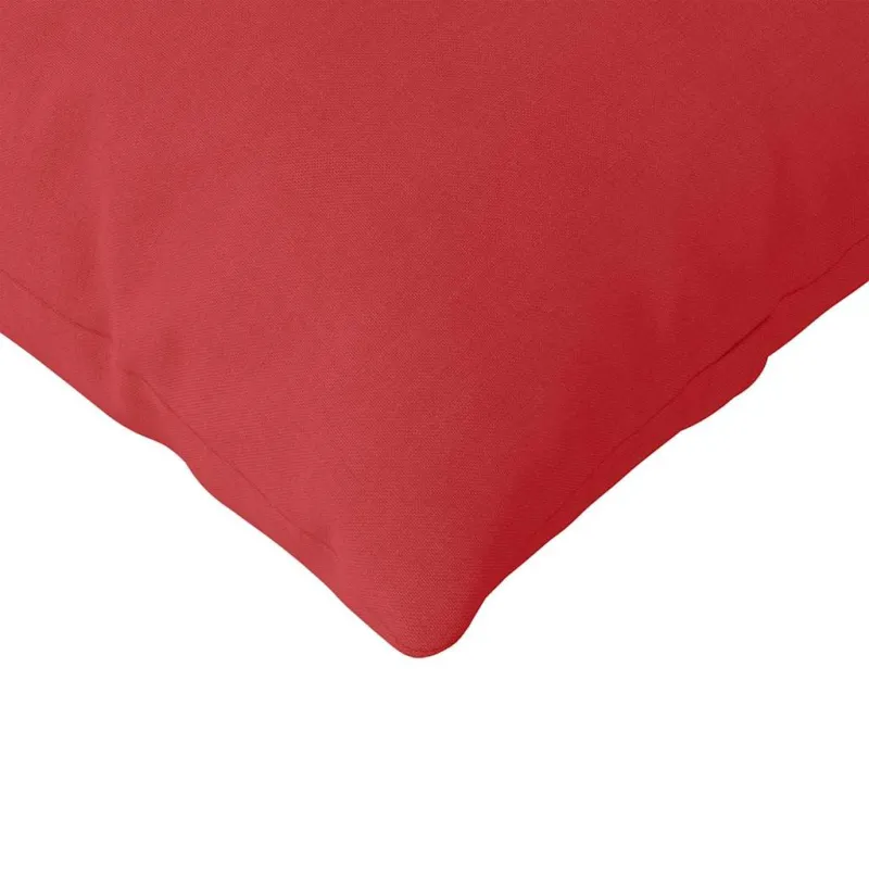 Sofa Pagalvės 2 pcs Raudona 200 x 40 cm audinys